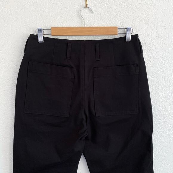 NWT Everlane Bi-Stretch Utility Pant Black Straight Leg High Rise Stretch Pant 4 - Picture 10 of 15